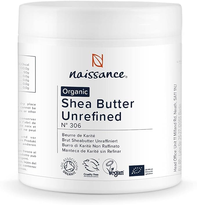¿Cuáles son los usos de Naissance Manteca de Karité BIO n. º 306 – 500g?